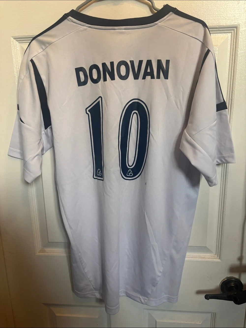 LA Galaxy White & Navy Home Soccer Shirt